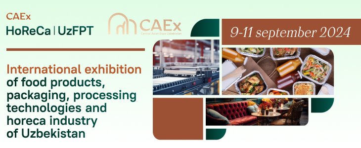 Exhibition and forum CAEx HoReCa and UzFPT