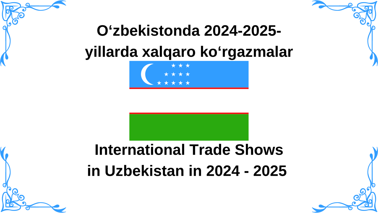 International Trade shows or Expo in Uzbekistan | Tashkent in 2024 – 2025