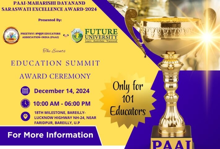 PAAI-MAHARISHI DAYANAND SARASWATI EXCELLENCE AWARD-2024