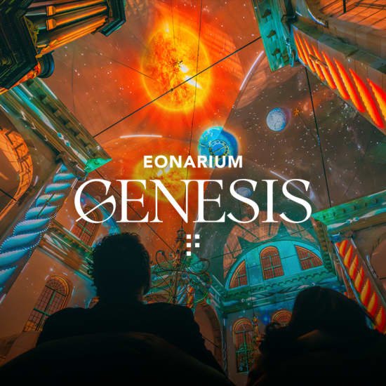 Eonarium Genesis: Um espetáculo imersivo de luzes na Basílica Imaculada Conceição