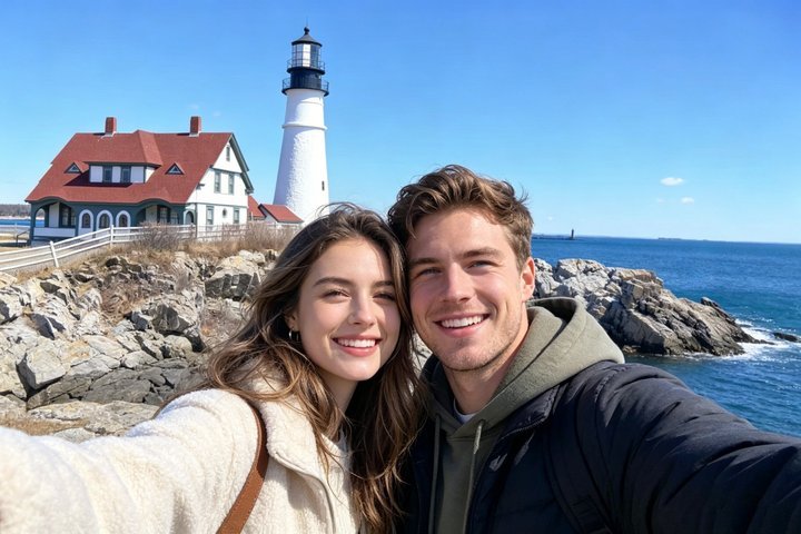 Portland: Lighthouse, Old Port and Park 1-Day Tour from Boston