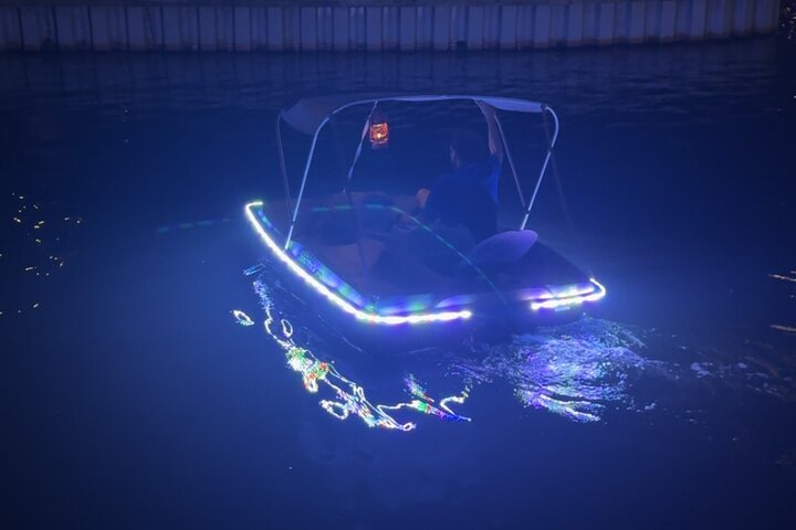 Glow In The Dark Pedal Boat Experience at Downtown OWA