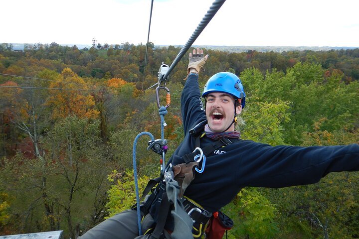Wild Zipline Tour in Moundsville, West Virginia